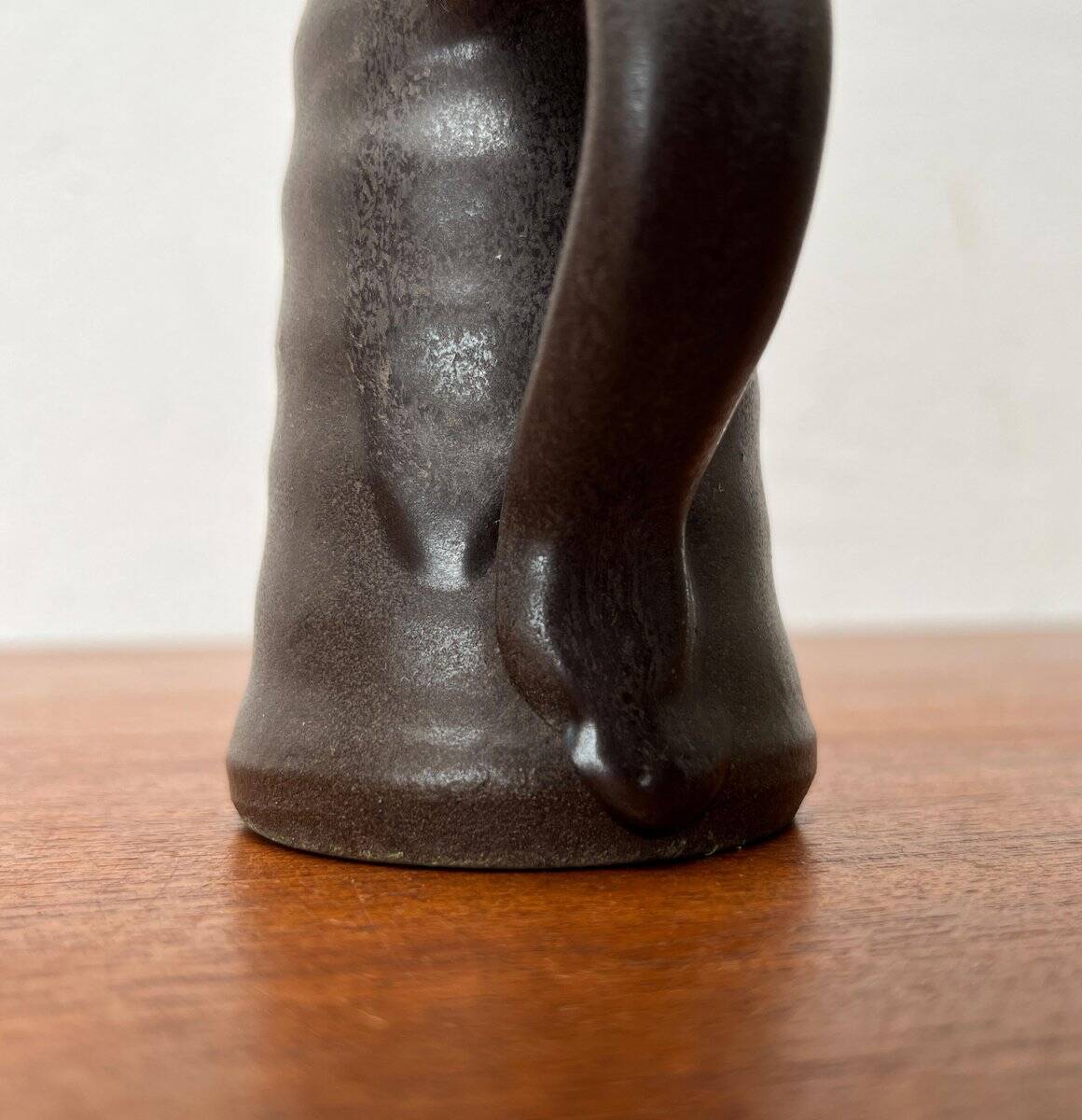 Carafe vase from German studio pottery from the mid-century by Petra, 1960s.