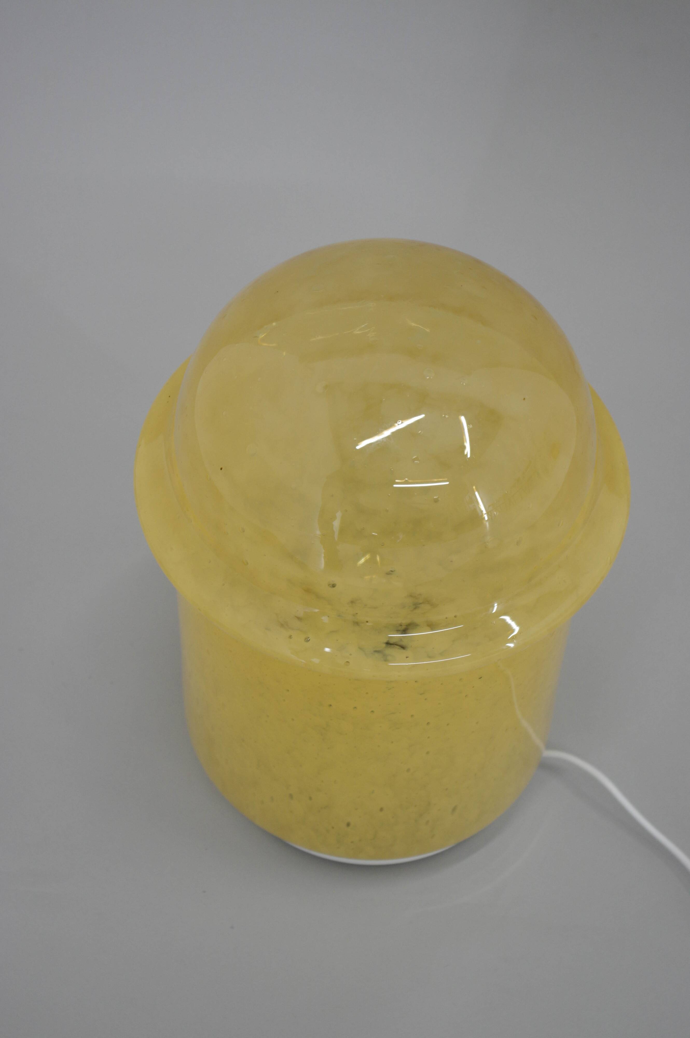 Bubble Glass Table or Floor Lamp, 1970s