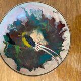 Antique SAGITTA Copper Cup Painted Decor Holland Vintage