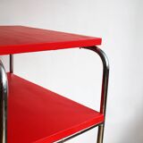 1930's Modernist Tubular Side Table model R 7 by Slezak