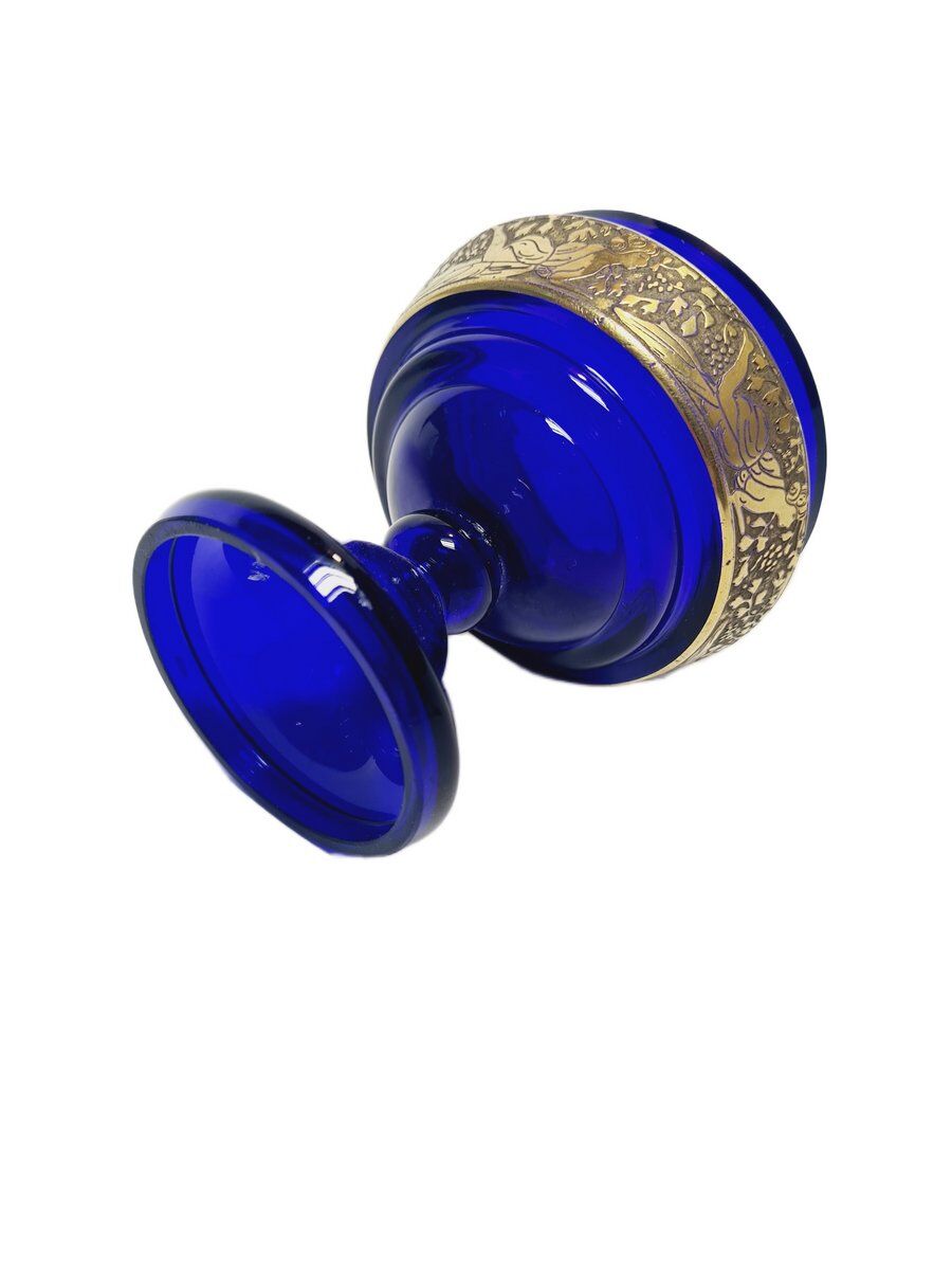 Czechoslovakian Art Deco bowl from Moser, 1930s