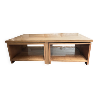 Hugues Chevalier coffee table - 4 small hidden tables