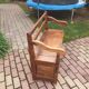 Wooden box bench