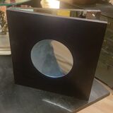 Miroir mural à système en bois finition Wengé datant de la fin du XIX siècle