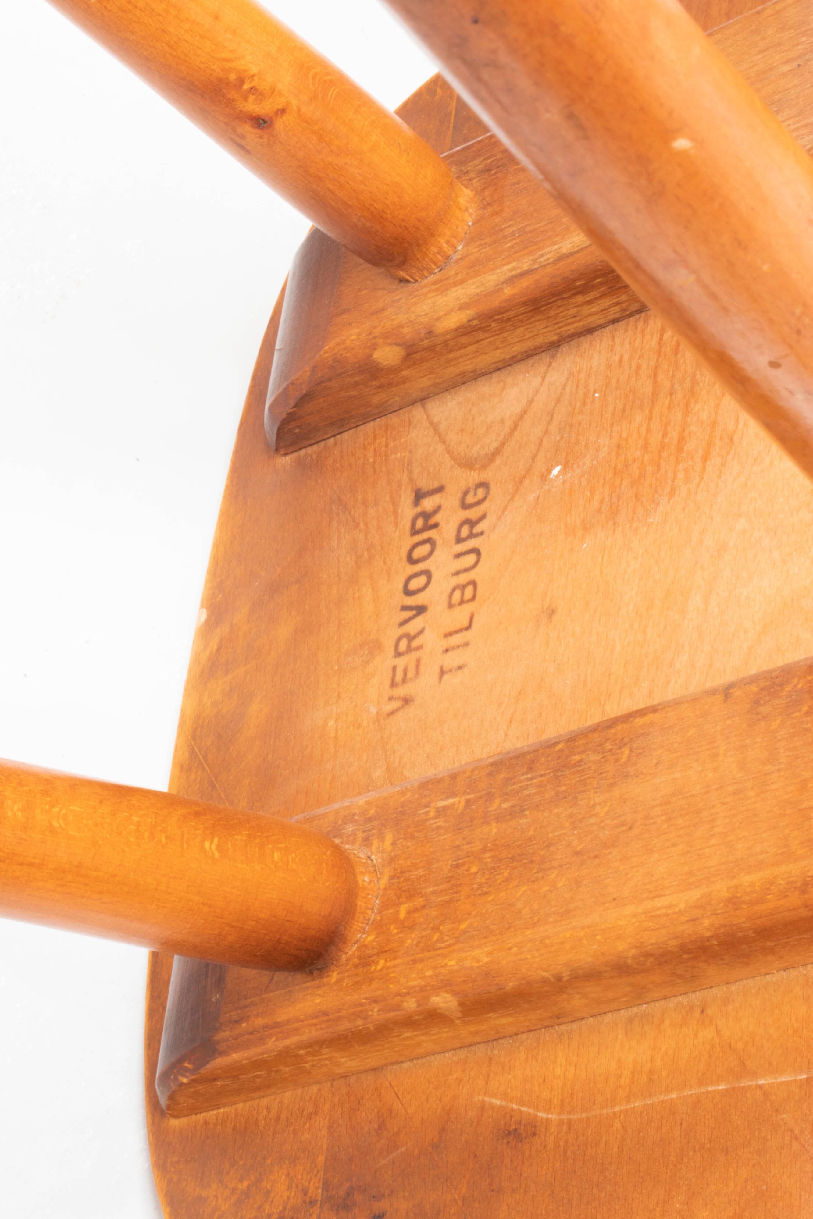 Vintage Brutalist Chair by Vervoort Tilburg