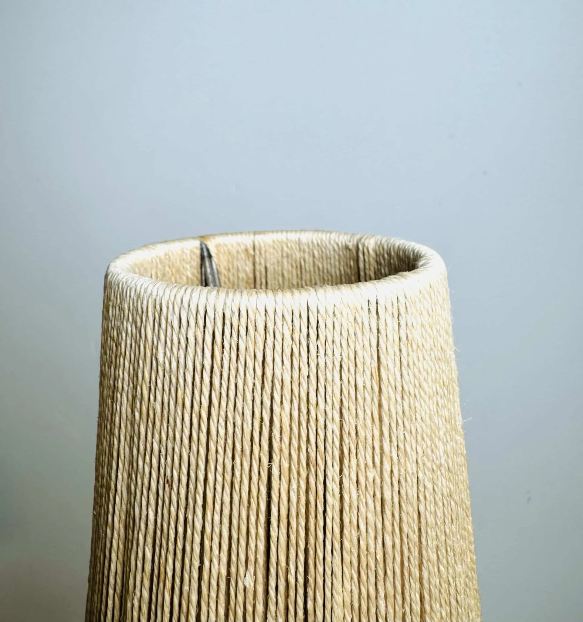 Ceramic And Sisal Table Lamp By Agne Aronsson, Sweden, 1960S