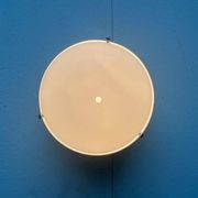 Mid-century Italian space age ceiling lamp by Gianemilio, Pietro and Anna Monti for Kartell, 1950s.