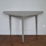 Paire de tables demi lune suedoise