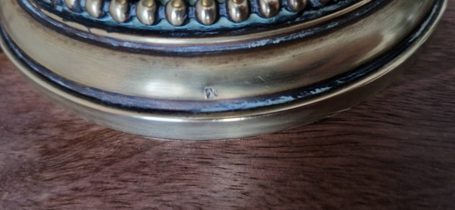 Gilded metal footed cup from the early 20th century