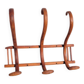 Porte manteaux vintage en bois courbé