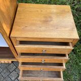 Asymmetrical Art Deco chest cabinet