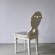 Chaise suédoise peinte en blanc | 1 sur 3 | Années 1920