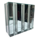 Vintage Vase • Gallotti & Radice • Glass • Mirror • Steel • 1950-1970
