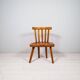 Swedish folk art chair from the 19th century with highly decorative forms.