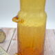 Champagne carafe or soup bowl in blown glass