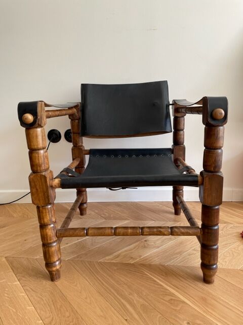 Vintage armchair safari 1960