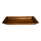 Grand plateau rectangulaire en bois