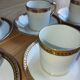 Coffee service for 6 people in Limoges porcelain by Robert Haviland, 1930.