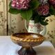 Coupe à fruits vintage en faïence allemande – années 70