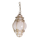 Extraordinary Venetian Lantern in Murano Reticello Glass, 1940s