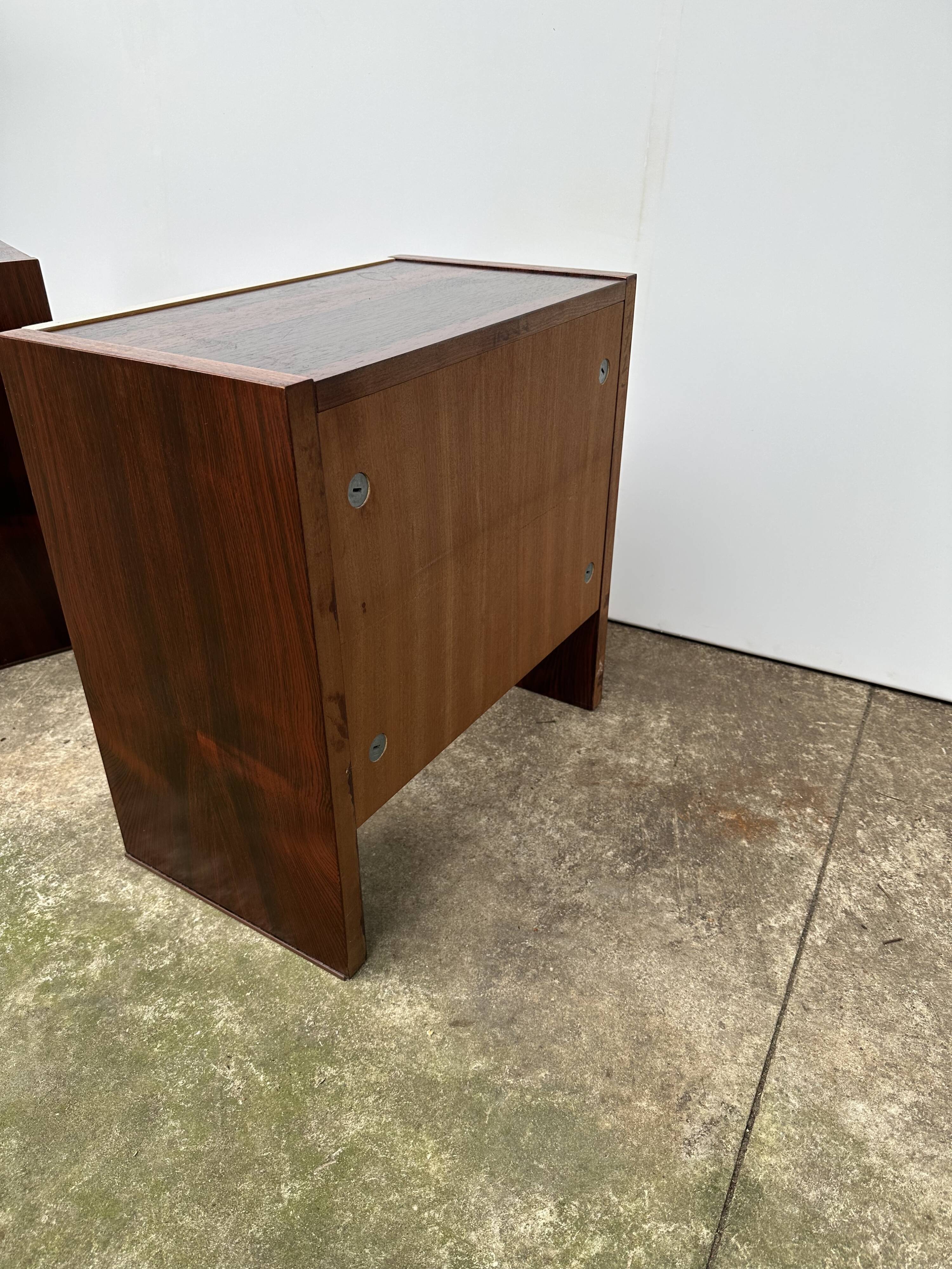 Palissander besides tables Netherlands 1960
