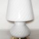Murano glass table lamp. Italy, 1980s.