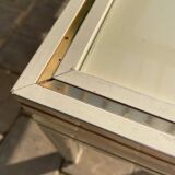 2 vintage 1970s ivory coffee tables