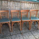 4 chaises bistrot Baumann vintage