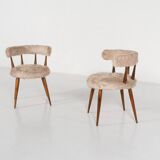 Mid-Century Pair of Scandinavian Cocktail Chairs - 1950s