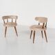 Paire de chaises cocktail scandinaves du milieu du siècle - années 1950