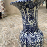 Delfts earthenware vase by Royal Sphinx Boch