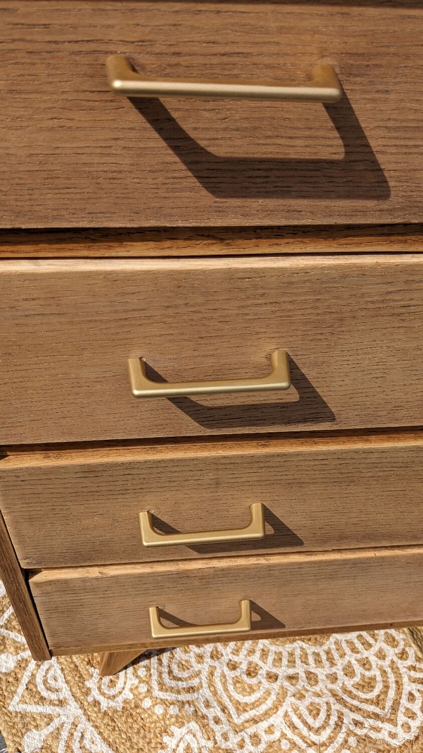 Commode pieds compas vintage