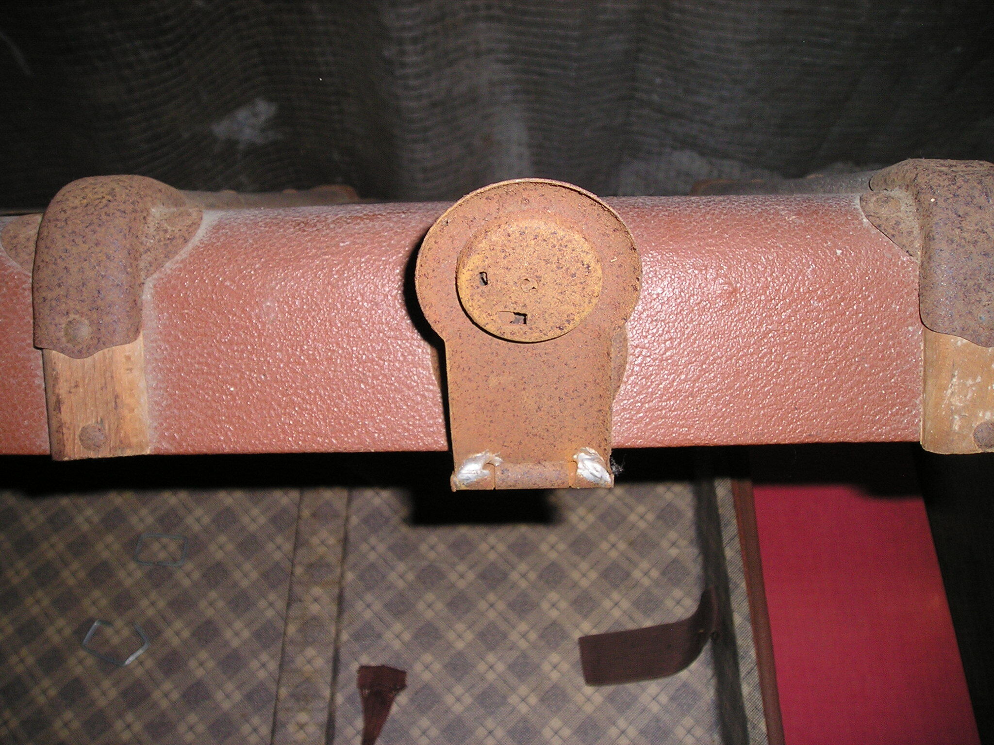 Suitcase old travel trunk to uncommon locks