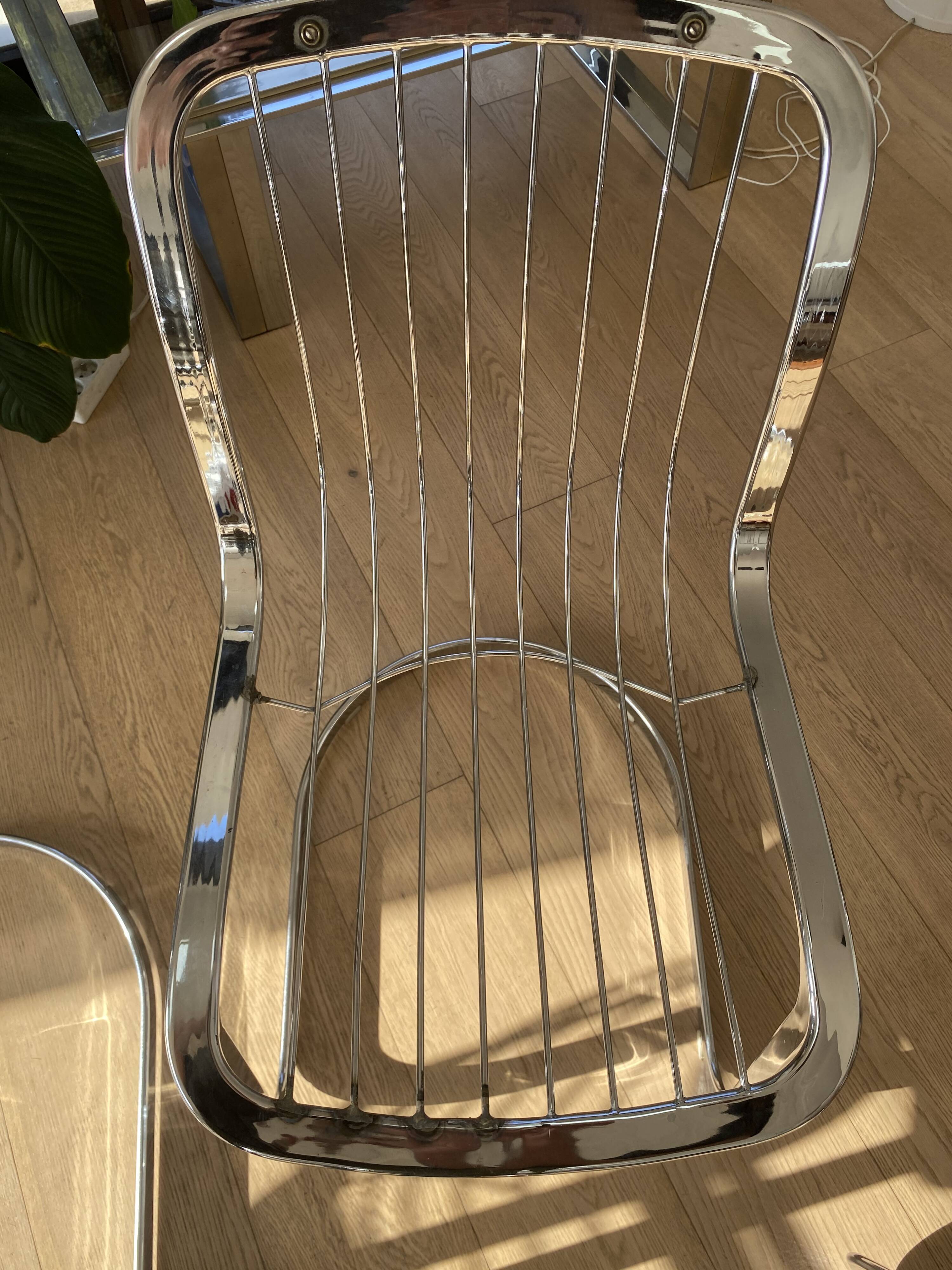 Suite de 6 chaises Cidue Italie 1970