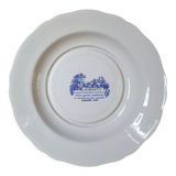 Ensemble de 5 assiettes en porcelaine de Sarreguemines