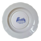 Ensemble de 5 assiettes en porcelaine de Sarreguemines