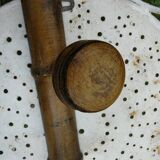 Wall-mounted coat rack, bamboo imitation wood, 4 hooks.