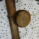 Wall-mounted coat rack, bamboo imitation wood, 4 hooks.