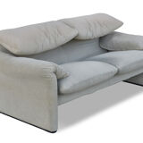 Sofa "Maralunga" by Vico Magistretti edition Cassina Velvet