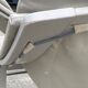 Pair of vintage grey leather armchairs by Ake Fribytter 1970