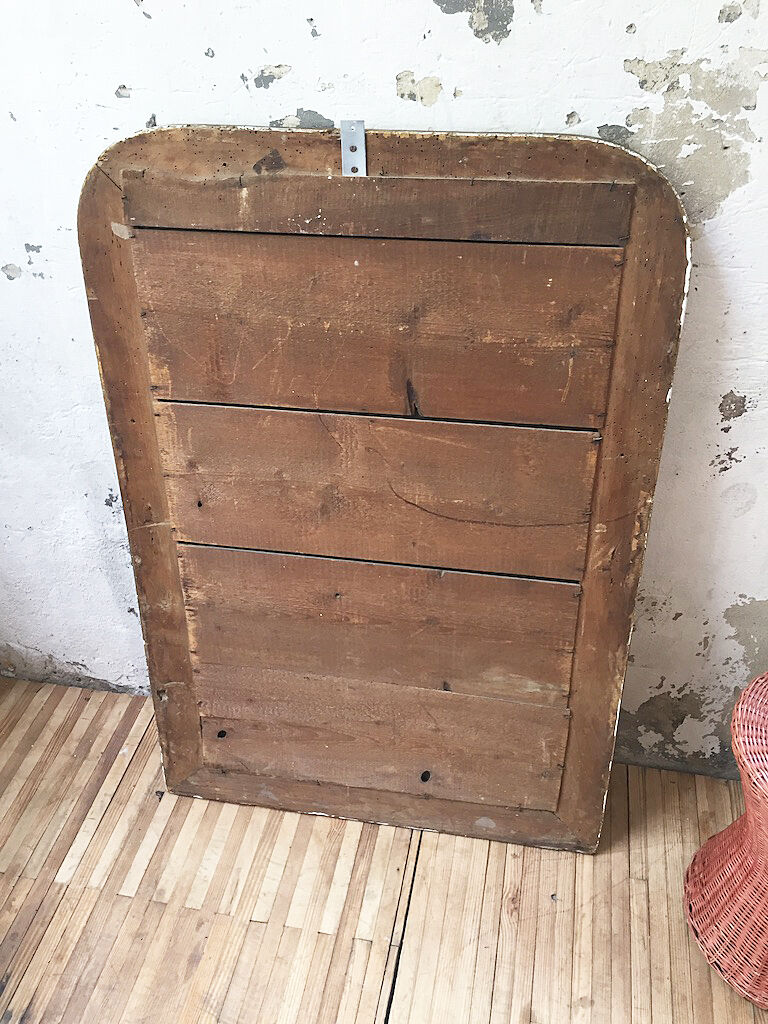 Mirror Louis Philippe flowered 75 x 109 cm