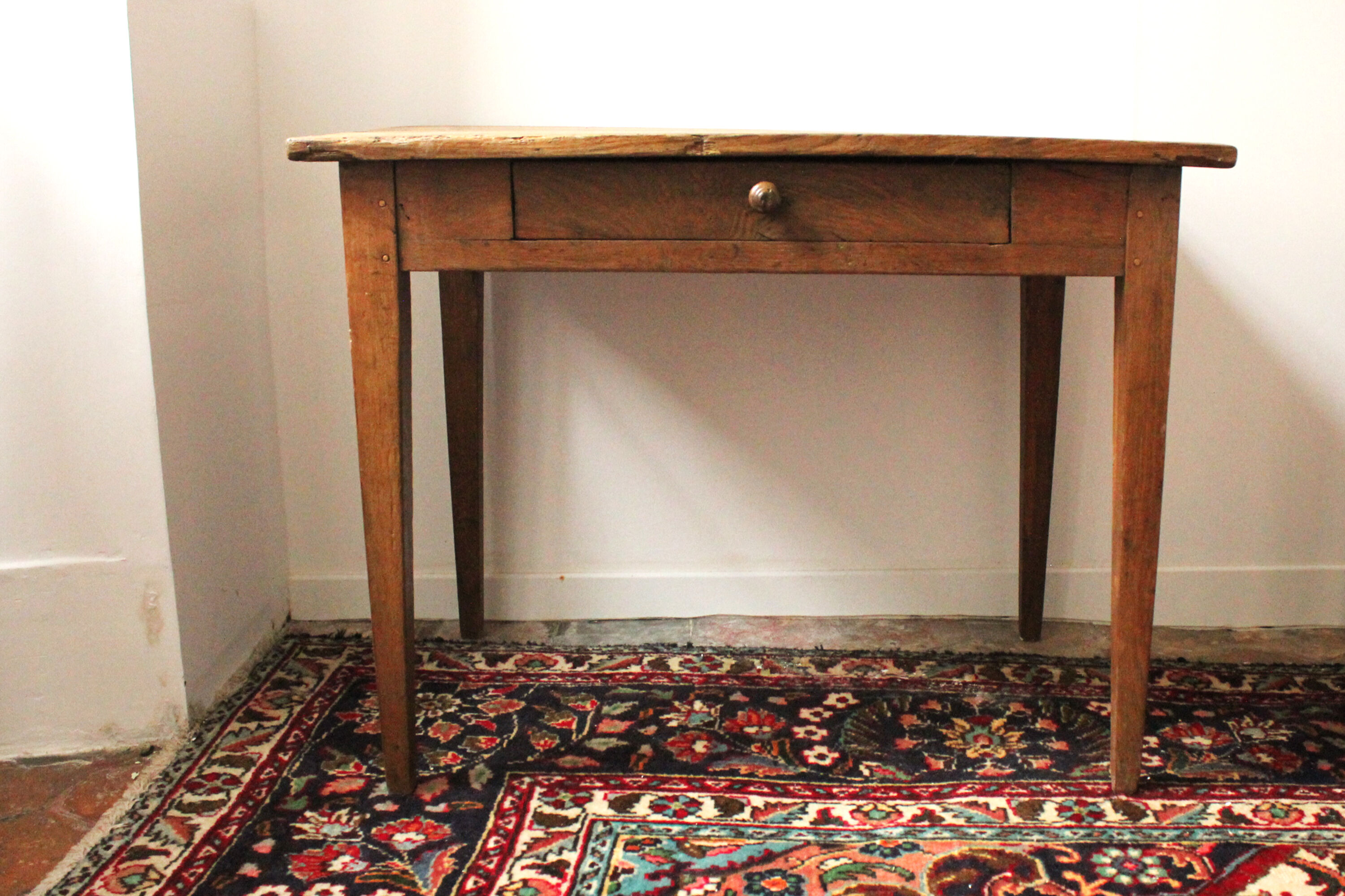 Rustic wooden desk farmhouse style