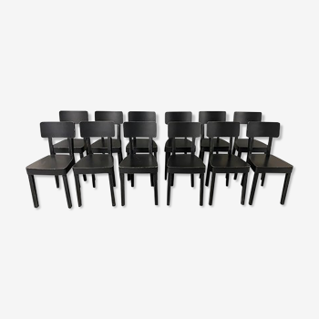 Set of 12 chairs Gervasoni 1882 design by Paola Navone