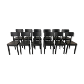 Set of 12 chairs Gervasoni 1882 design by Paola Navone