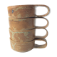 Raw sandstone cups