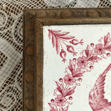 Ironstone trivet with birds