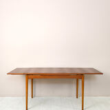 Scandinavian extending teak table