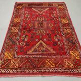 Vintage western turkish rug oriental 183x128 cm tribal carpet