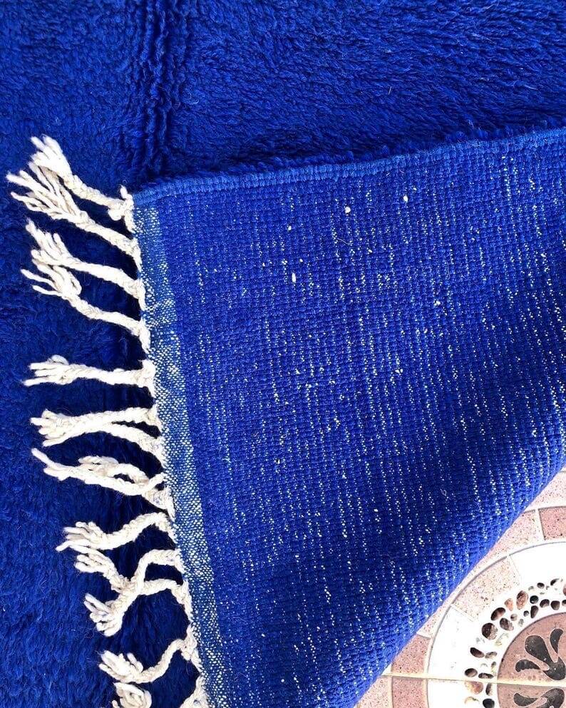 Handmade pure wool rug, size 100 x 200 cm