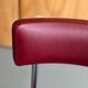 Office chairs in burgundy skaï 50s